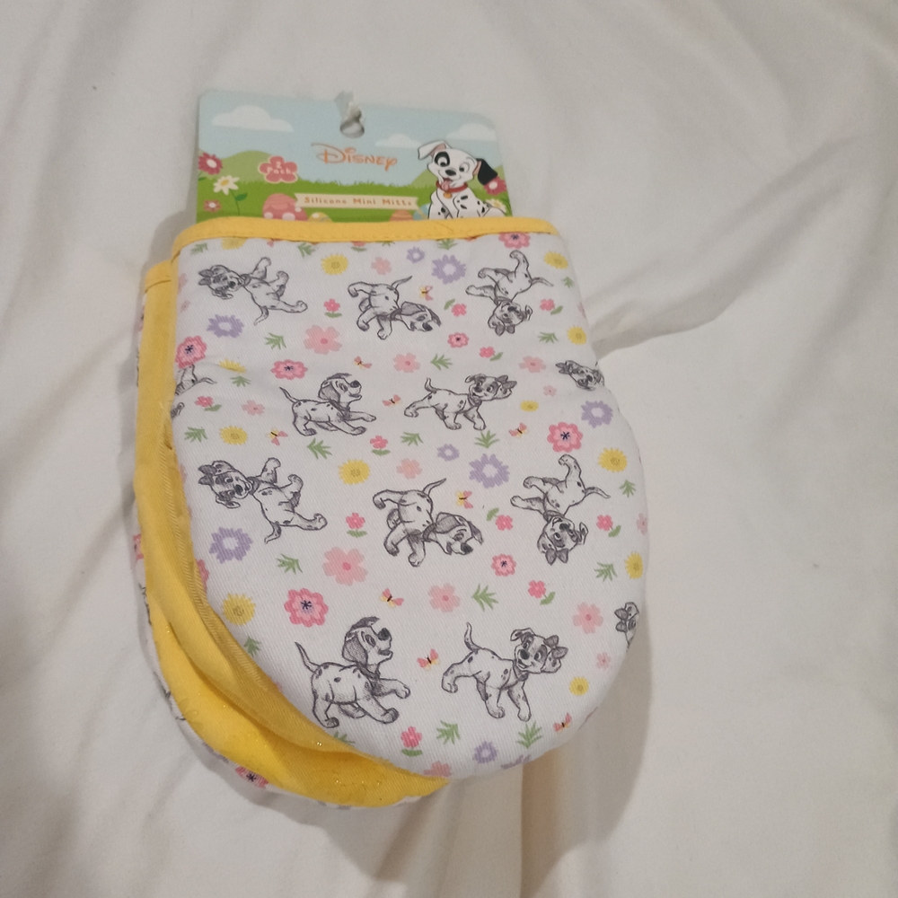 New Disney 101 Dalmatians Dalmatian Silicone Mini Mitts